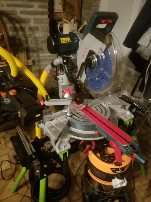 Scie à onglet radiale Bosch Professional GCM 12 GDL Test | Avis 3 scie à onglet avec bras mécanique et autres pièces